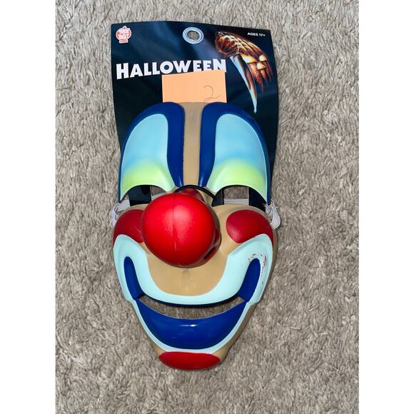 tots Halloween 1978 Young Michael Myers Clown Mask FLAWS New - Picture 1 of 4